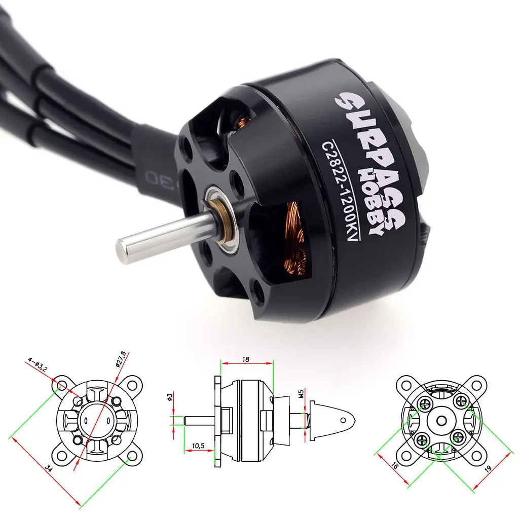 SURPASS HOBBY 2822 2826 2830 2 - Brushless Motor Thrust Test Stand avaliação e preço